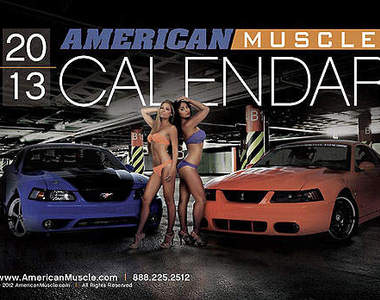 2013年《美式肌肉跑車月曆》終於完工開放預購囉～