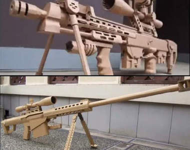 《紙槍》用瓦楞紙做成槍？開玩笑的吧～