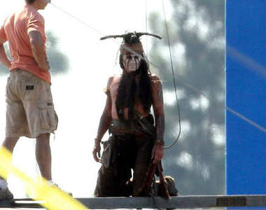 《獨行俠》片場探班 強尼戴普這回要賣肉了嗎~