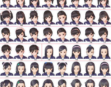 《有版權髮型》這些都是版權所有，翻印必究的髮型～