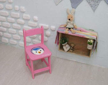 媽媽的巧思！女兒又多了張可愛的小椅子！