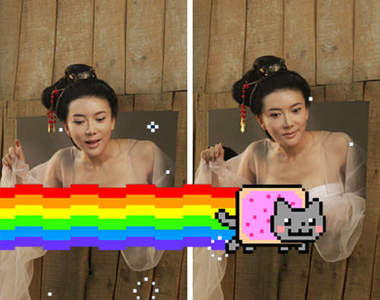 新版潘金蓮　龔玥菲　冰天雪地裡僅穿著一件薄紗爆乳裝