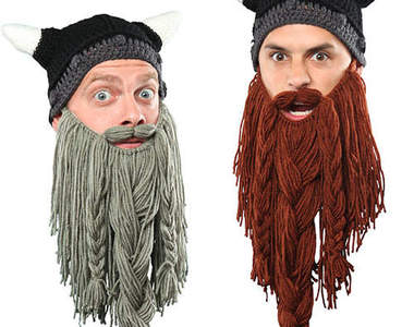 天冷必備《編織矮人連鬚帽》讓你三秒變矮人