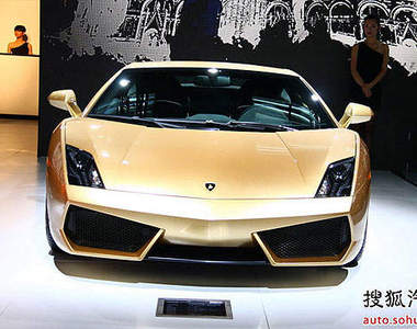 黃金小牛好神氣～Lamborghini Gallardo中國限量版！(閃)