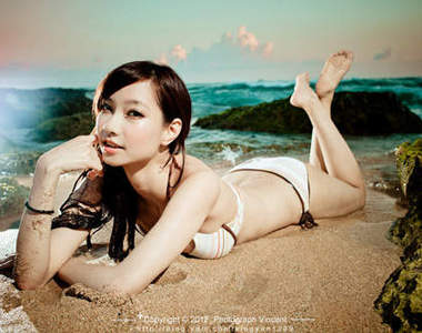 許芸珊(Sandy) 高雄車展中VW的大眼正妹SG