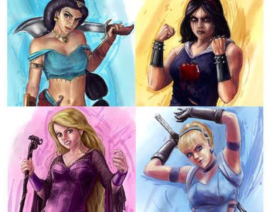 迪士尼公主參戰格鬥遊戲?!