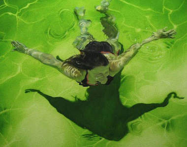 《水中圖畫》你相信這些水中女孩都是畫出來的嗎?