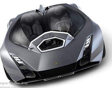 超科幻《Lamborghini概念車》插了翅膀不知道能不能飛？(誤)