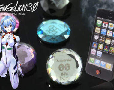 《福音戰士》亮晶晶iPhone按鈕貼~