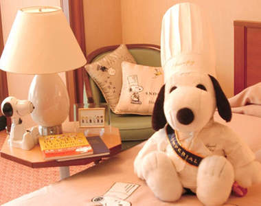 日本《史努比主題套房》關東關西都可以見到好可愛的史努比♥