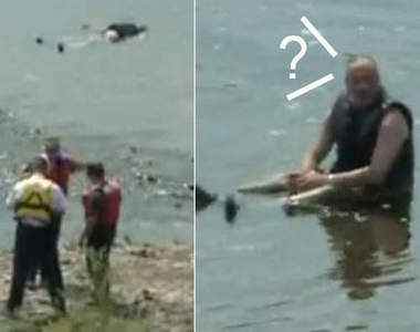 賓州浮屍大叔 我只是天氣熱涼快一下！沒必要動刀動槍的吧...