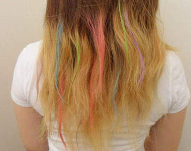 韓國網友自創《彩色挑染》~我也要來繽紛一下ლ(❛◡❛✿)ლ