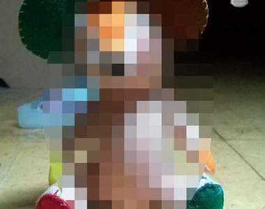 男友DIY愛的《背包吊飾》~你們覺得.......可愛嗎？