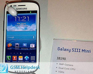 三星《迷你Galaxy S3 mini》發表前夕 最新真機照搶先看