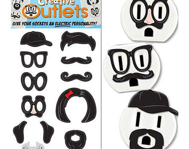 《可愛插頭貼紙》使用貼紙幫插頭改變造形吧☆