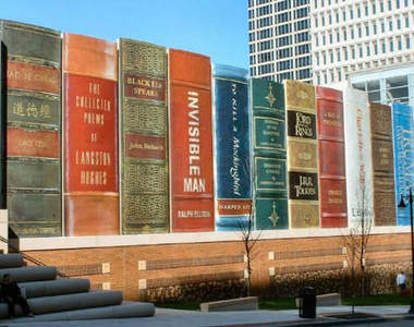 用書蓋起來的圖書館～的停車場www