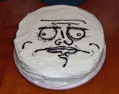 惡搞圖片變蛋糕 好蛋糕不切嗎?(姚明臉)