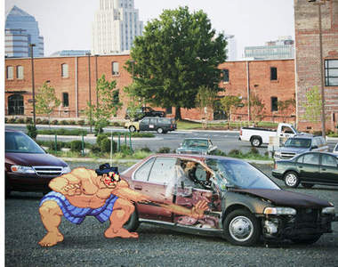 遊戲角色穿越到現實生活裡?一點違和感都妹由~