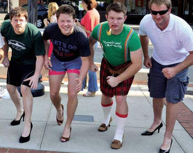 女人可以有鬍子 男人當然可以穿高跟鞋囉