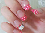 粉紅Kitty好可愛~指甲也要來一下^0^ 粉紅Kitty好可愛~指甲也要來一下^0^