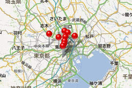 東京處男分布地圖?Google map竟然有這樣的玩法!? 東京處男分布地圖?Google map竟然有這樣的玩法!?