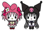 《魔法少女小圓 x 美樂蒂》合作商品  顏色也太搭了! 《魔法少女小圓 x 美樂蒂》合作商品  顏色也太搭了!