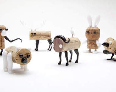 平凡無奇「軟木酒塞」 也能變身超「咖挖以」小動物ღ ~ ~ ღ