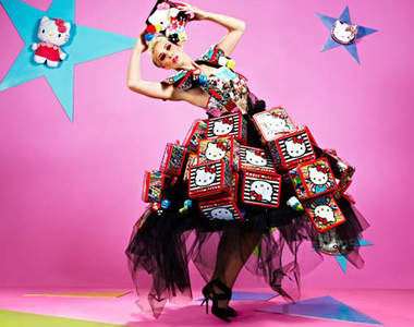 Hello Kitty 凱蒂貓也上超級名模生死鬥啦！？
