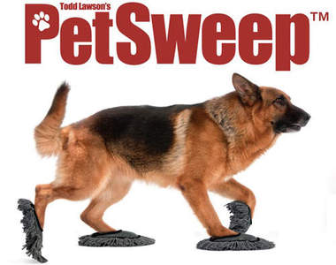 《寵物抹布拖》以後就讓狗狗來幫你打掃家裡吧（誤）