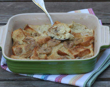 《香蕉吐司布丁》營養早餐新選擇ψ( ̄︶ ̄ )