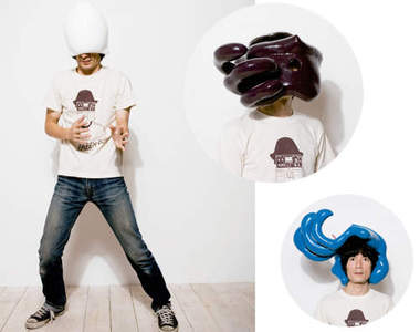 日本帽子藝術家《ニシハラ☆ノリオ》沒想到這些都可以戴在頭上