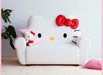 《 Hello Kitty沙發》真的是超かわいい~~~♥ 《 Hello Kitty沙發》真的是超かわいい~~~♥