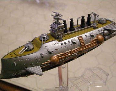 《Leviathans》史詩風格的激鬥空中戰艦紙盤遊戲