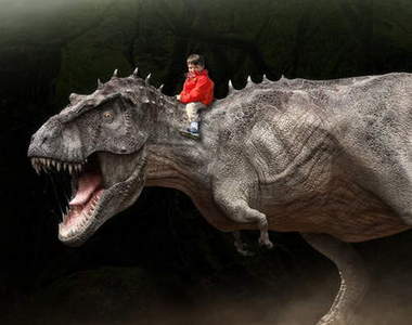 如果可以騎恐龍的話...