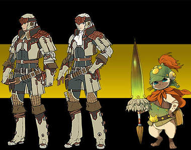 《魔物獵人4》遊戲概念圖 新防具、角色、魔物公開！