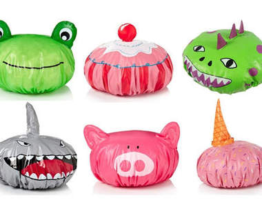 《可愛造型浴帽》讓人就連在沐浴時都少女心全開～♥