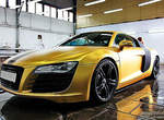 Audi R8金裝加身~就算沒有電眼也能超神氣!(閃) Audi R8金裝加身~就算沒有電眼也能超神氣!(閃)