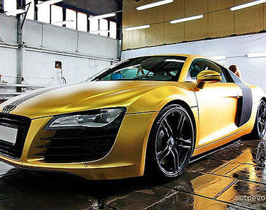 Audi R8金裝加身~就算沒有電眼也能超神氣!(閃)