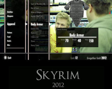 2012年版的《上古卷軸》 Fus Ro Dah!