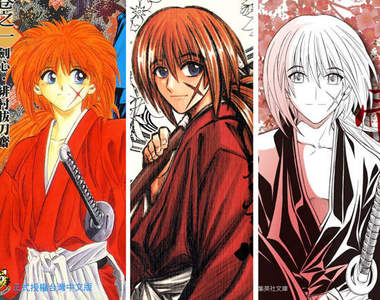 文庫版《神劍闖江湖》劍心造型變變變~