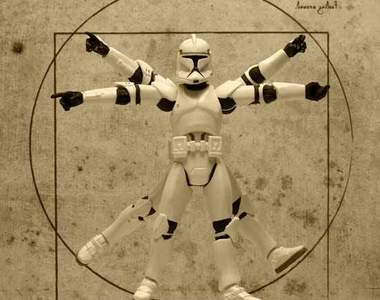 當《星際大戰》 碰到經典畫面時～