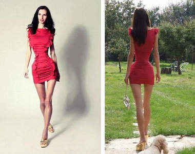 羅馬尼亞腰瘦女模 腰瘦到不成比例