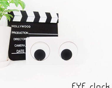 《眼睛時鐘》水汪汪大眼睛告訴你現在的時間♡