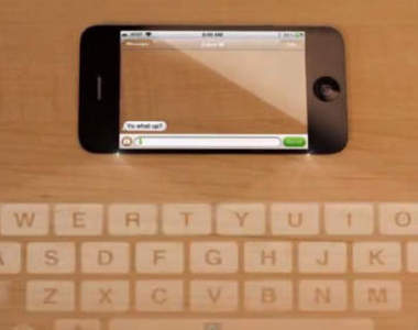 超科幻「哀鳳」隱形鍵盤 未來手機鍵盤的新選擇！？