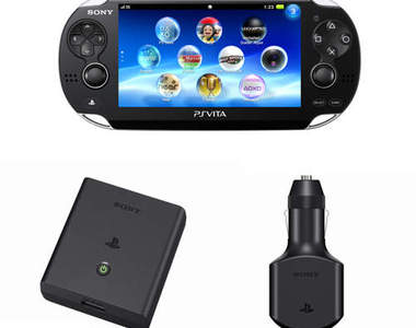 PS VITA 的「車充」與「行動電源」 即將發售！