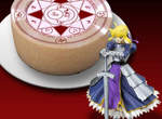 Fate/Zero Saber 《我問你,你是我的主人嗎?》魔法陣蛋糕~召喚中! Fate/Zero Saber 《我問你,你是我的主人嗎?》魔法陣蛋糕~召喚中!