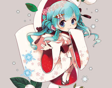 《2013年雪初音》公開　草莓大福白無垢miku軟綿綿好好吃♪