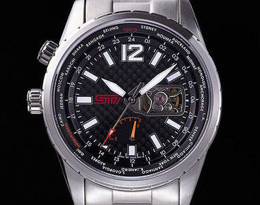 速霸陸《限量版STi手錶》就像把車車的時速表給戴在手上~