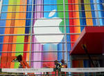 蘋果新一代iPhone 5佈置會場 裡頭案藏玄機? 蘋果新一代iPhone 5佈置會場 裡頭案藏玄機?