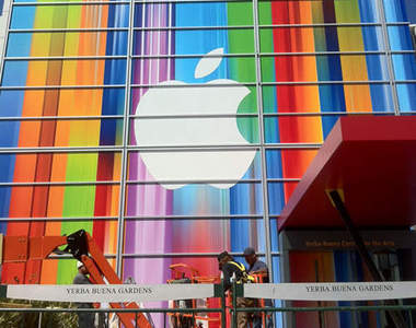 蘋果新一代iPhone 5佈置會場 裡頭案藏玄機?